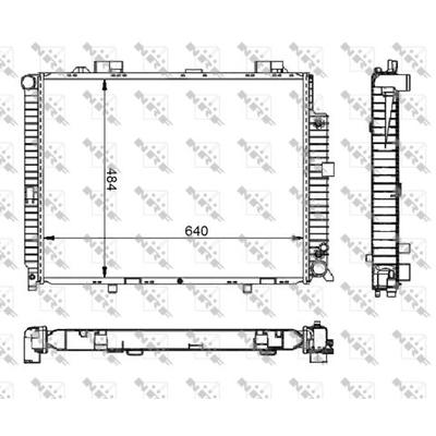 NRF Kühler, Motorkühlung EASY FIT 50579 für Mercedes