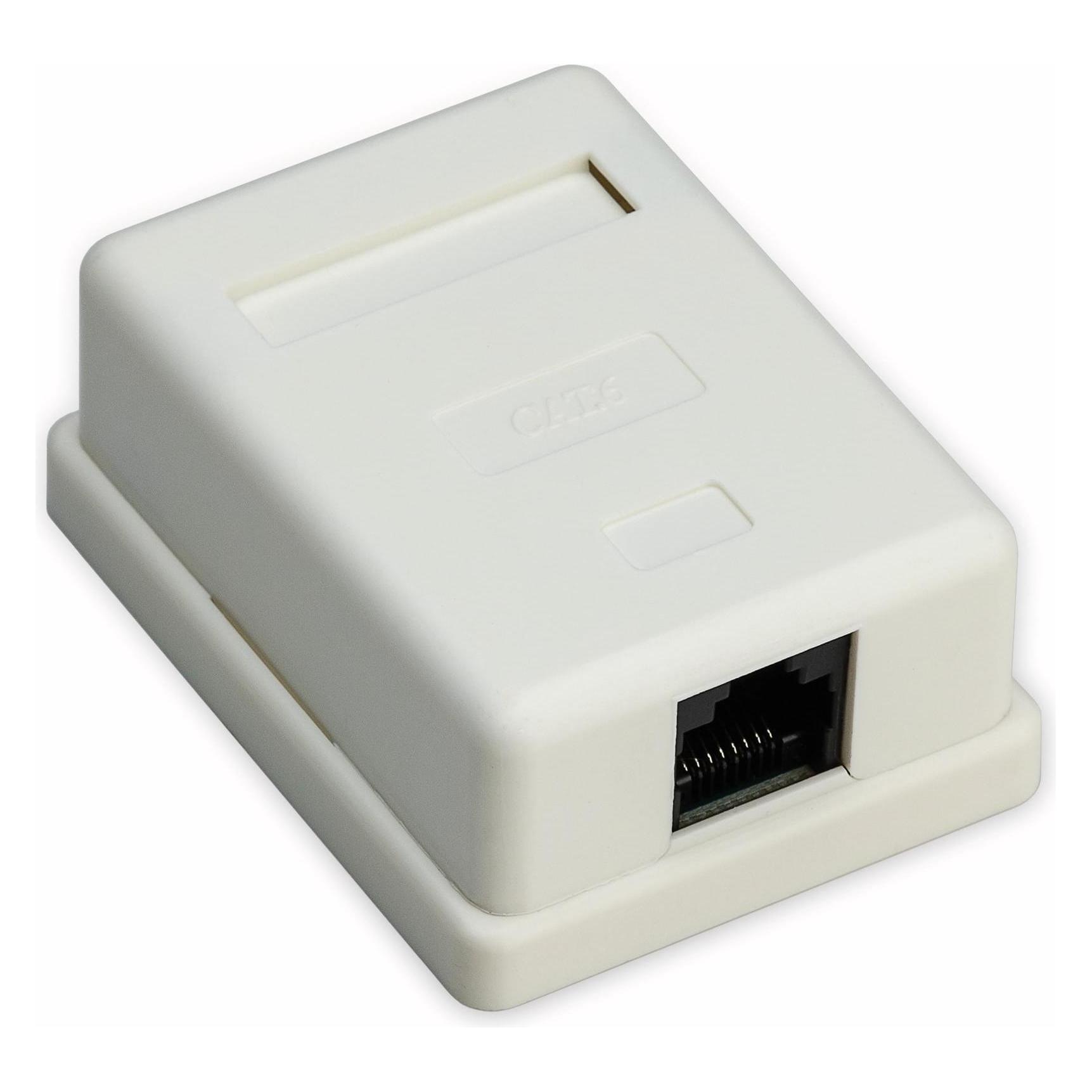 Goobay 4040849776328 RJ-45 Weiss Steckdose (77632)