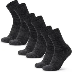DANISH ENDURANCE Socken Light Hiking Crew, Größe 39/42 in Grau Grau