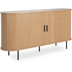 Sideboard DROP NIKKO (BHT 166x46x13 cm) - braun - BHT 166x46x13 cm