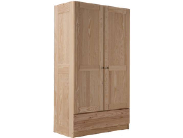 Armoire bois massif 2 portes 1 tiroir Iris