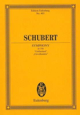 Edition Eulenburg Schubert Sinfonie Nr. 8