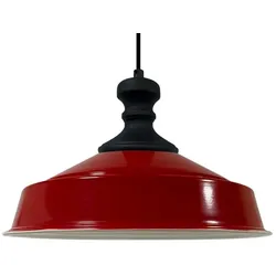 Bamyum Asletl Industrial Rot Metall Lampe
