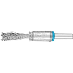 PFERD 43298008 - Pinselbürste gezopft PBGS Ø10mm Schaft-Ø6 mm Edelstahl-Draht-Ø0,