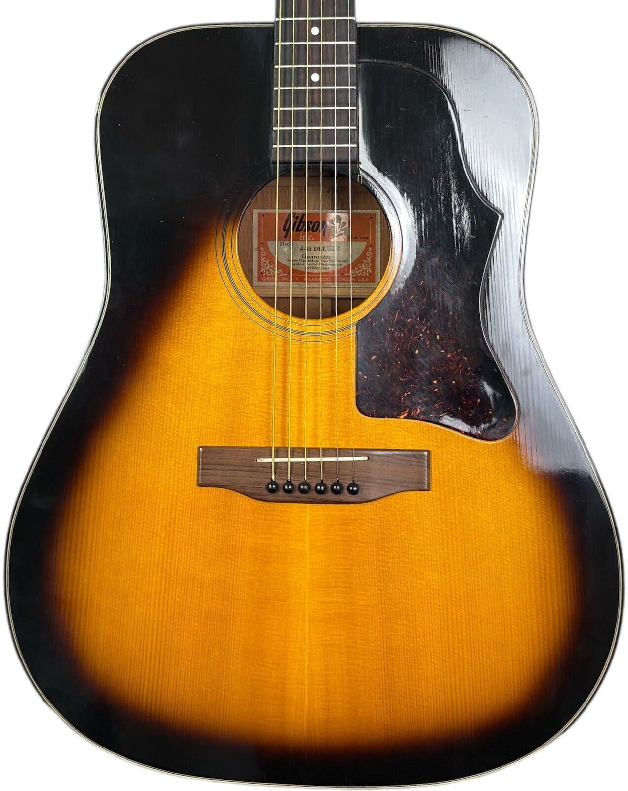Gibson J-45 Deluxe 1982   Vintage Sunburst - Refurbished
