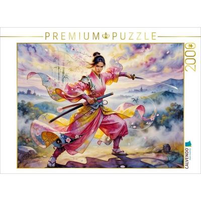 CALVENDO Puzzle Gespannter Kraft des Katana | 2000 Teile Lege-Größe 90x67cm Foto-Puzzle für glückliche Stunden