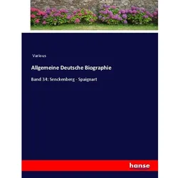 Allgemeine Deutsche Biographie, Belletristik von Various