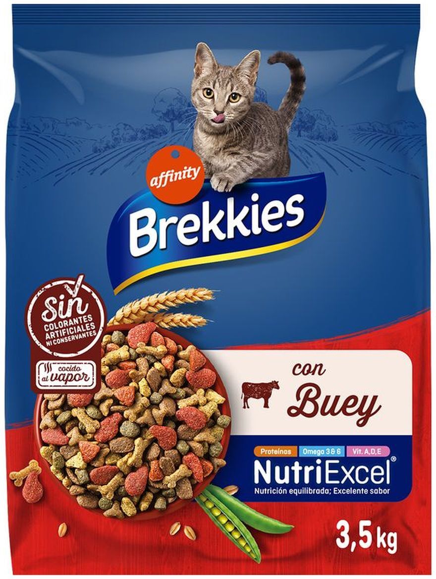 Brekkies Cat Mix Manzo Cereali 3.5KG