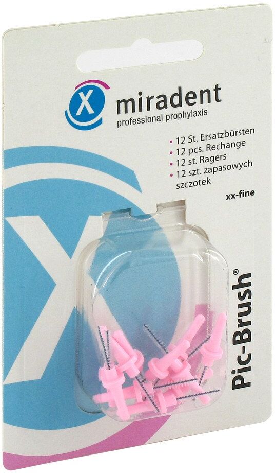 Miradent Interdentalbürsten Pic-Brush Ersatzbürsten xx-fein pink