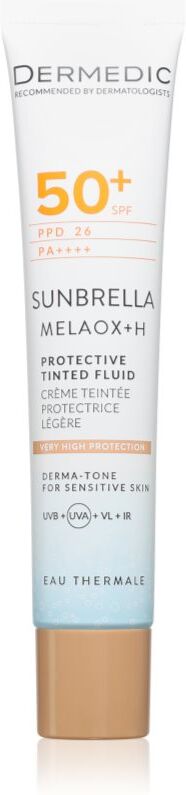 Dermedic Sunbrella Protective Tinted Fluid crème teintée protectrice visage SPF 50+ 40 ml