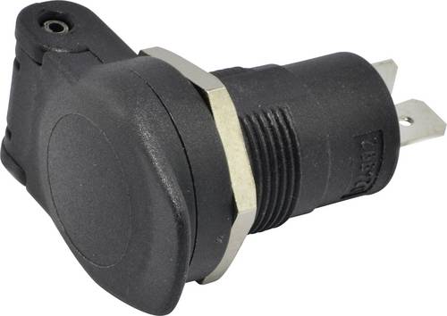 BAAS Einbau-Bordsteckdose mit Federklappdeckel Belastbarkeit Strom max.=16A Passend für (Details) Norm- und Universalstecker