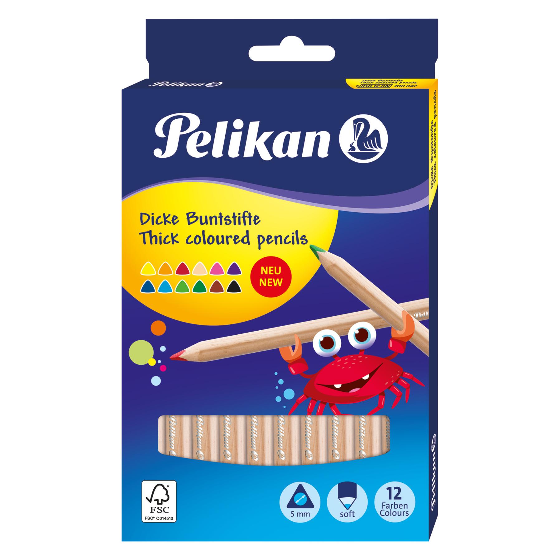 Pelikan Buntstifte natur 4mm (12x) (700047)