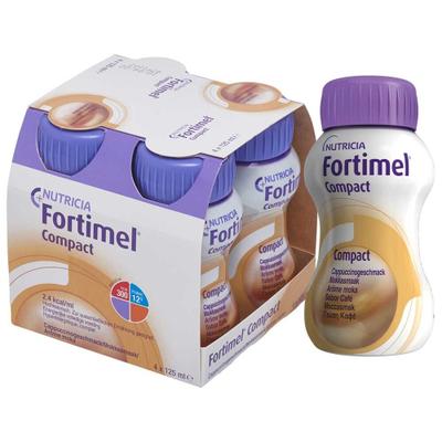 Fortimel Compact 2.4 Cappuccinogeschmack 8x4x125 ml Flüssigkeit