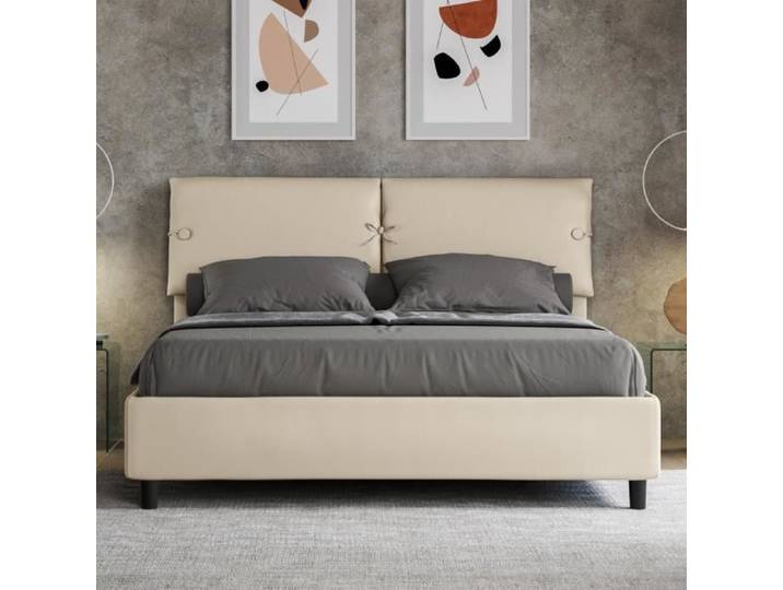 Lit dormeur - 160x200 - Gris - Tourterelle