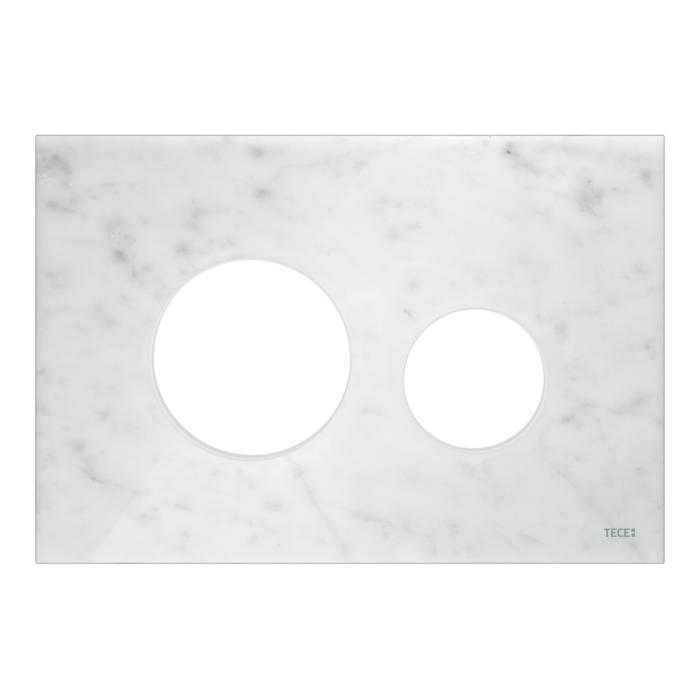 TECE TECEloop WC-Blende 9240613 Marmor weiß, für WC-Betätigungsplatte