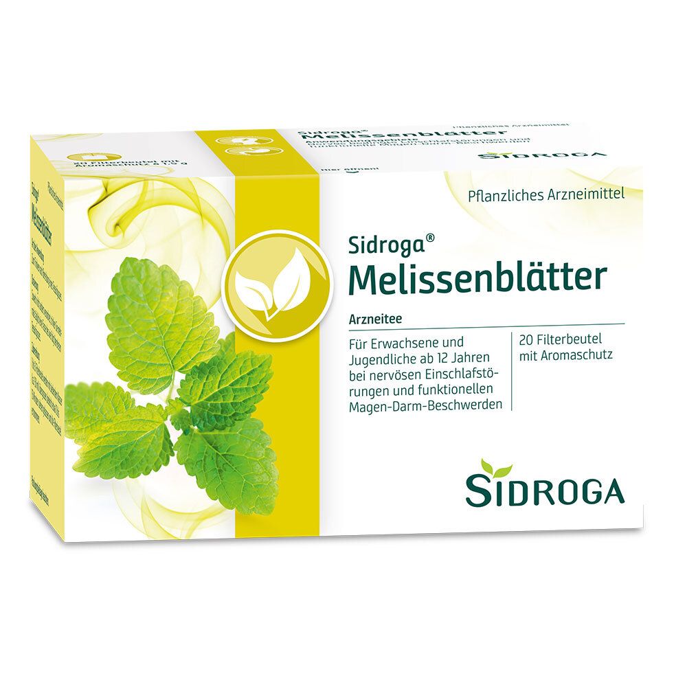 Sidroga Melissenblätter Tee Filterbeutel 20x1,5 g