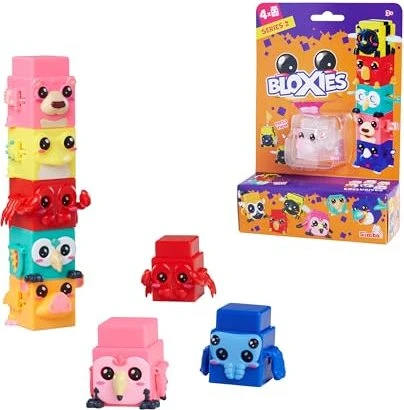 Simba-Dickie Bloxies Spielfiguren Serie 2 (4er-Pack) (sortierter Artikel, 4 Figuren)