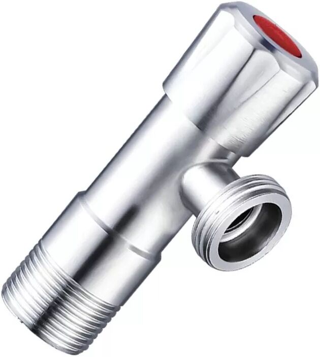 INF Vanne 3 voies à haut débit en acier inoxydable 304 - Entrée/Sortie d'eau 6/6