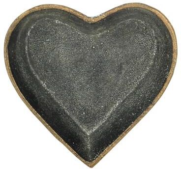 Cheung's Handmade Distressed Cast Iron Table Decor - Hearts