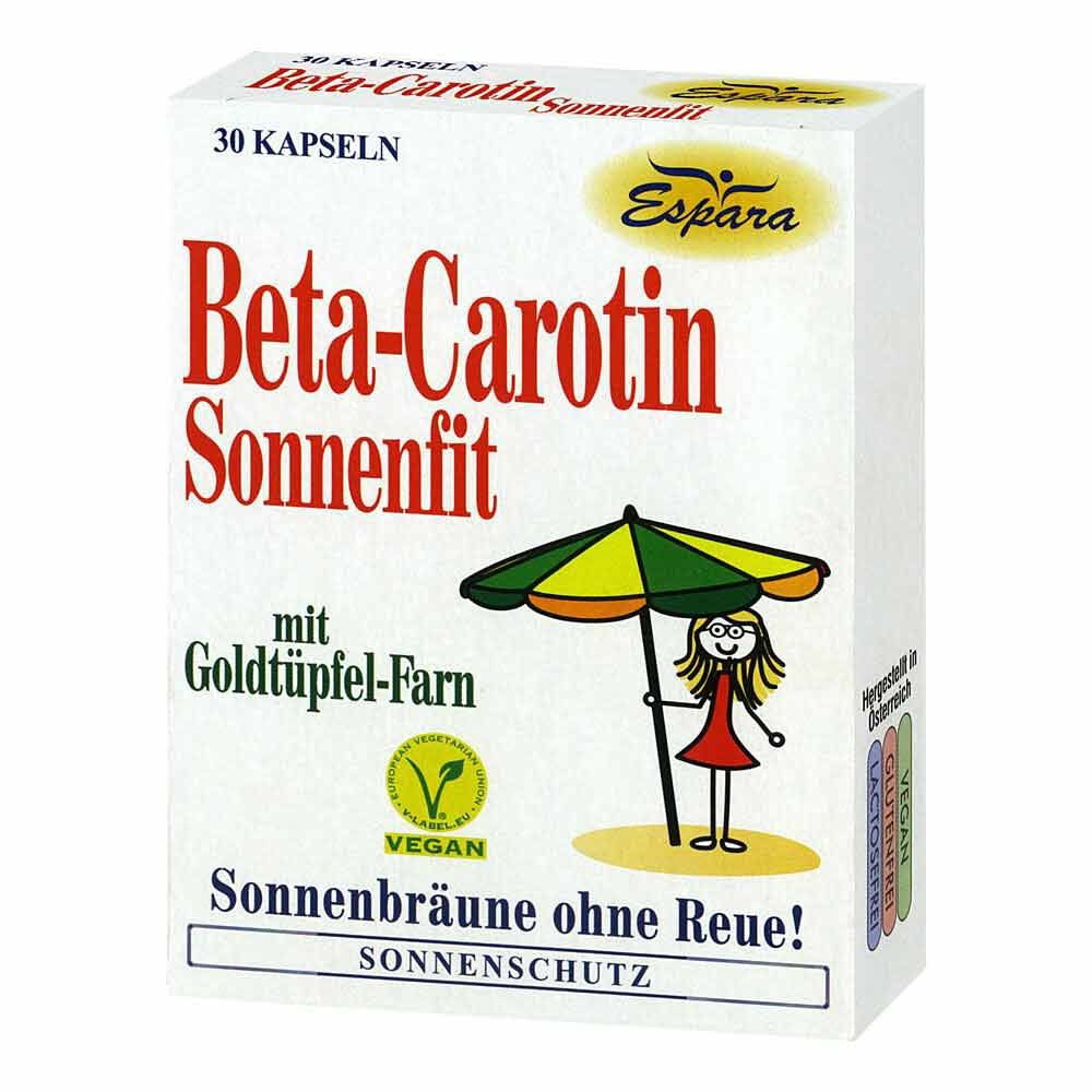 Espara GmbH Beta Carotin Sonnenfit Kapseln 05030744