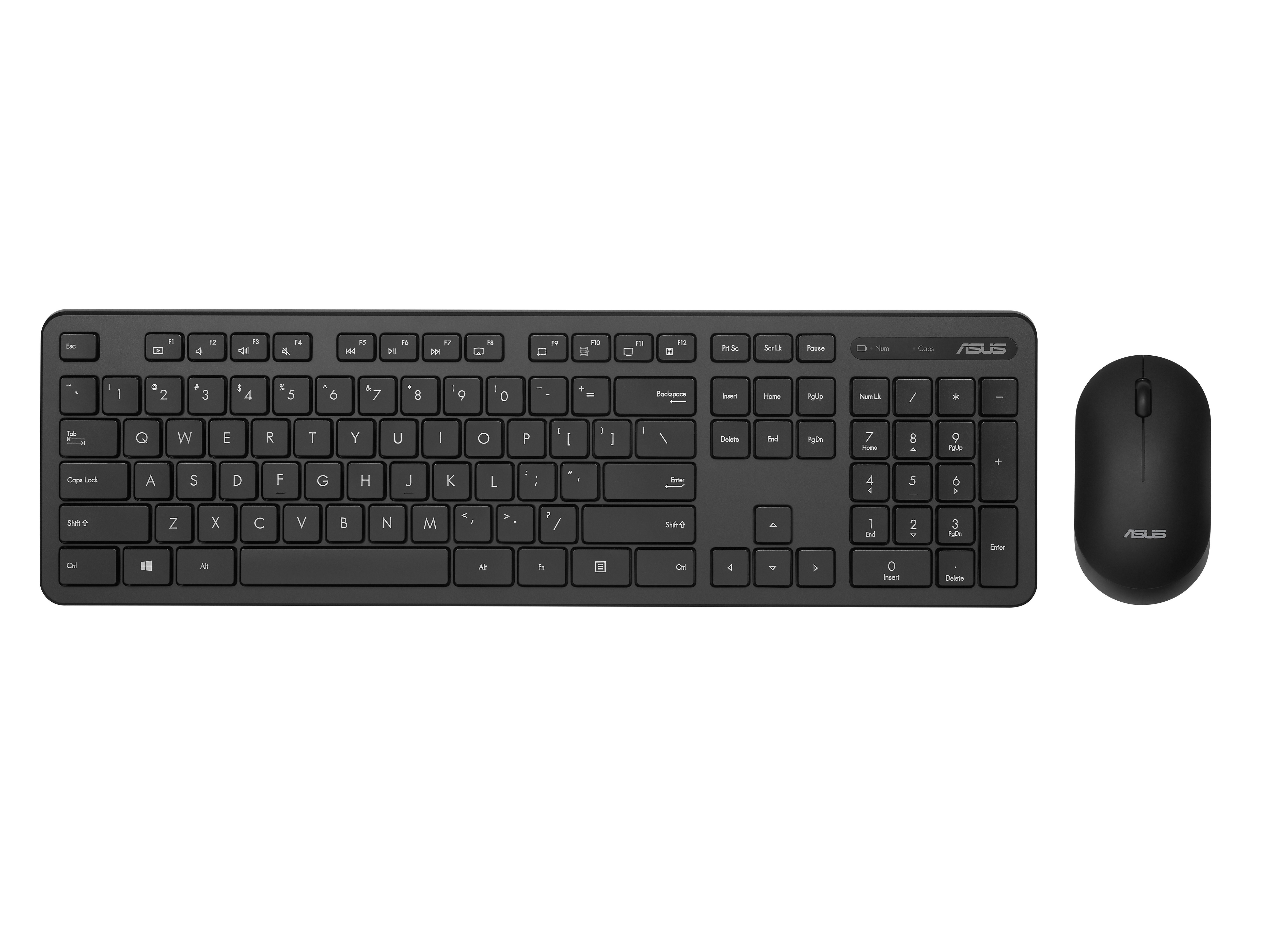 ASUS CW100 Keyboard + Maus Set kabellos schwarz