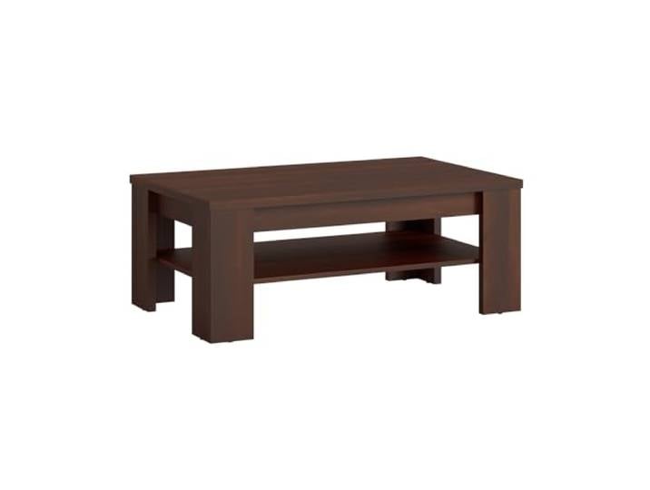Lomadox Couchtisch Nussbaum 110 cm mit Ablage Wohnzimmertisch Tisch Sofatisch braun Wohnzimmer Möbel