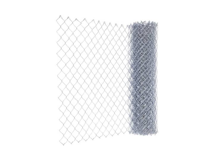 Diagonalgeflechtzaun Verzinkt 10 × 1 m