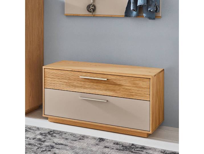 Garderobenset III 3-teilig 175 x 193 x 37cm Grau/Taupe