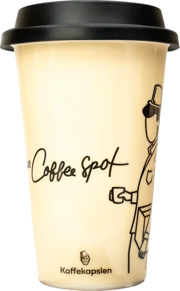 Kaffekapslen   Coffee Spot Thermosbeker - Keramische thermosbeker – 300ml