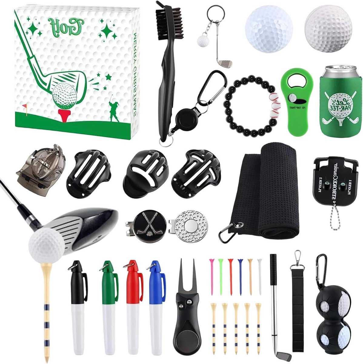 Golf Adventskalender met 24 dagen aan golfaccessoires
