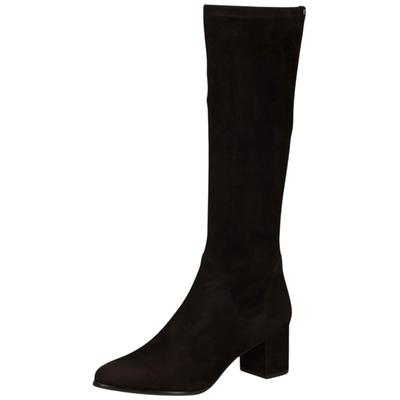 Stiefel PETER KAISER "Peter Kaiser Stiefel Leder", Damen, Gr. 38,5, schwarz, Leder, Schuhe Stiefel