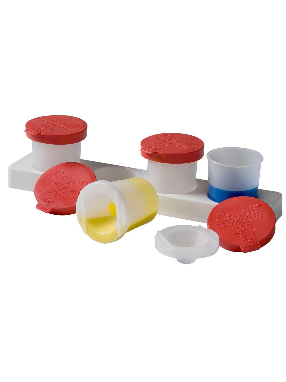 Creall Holder with Anti-Spill Jars 320ml 4pcs.