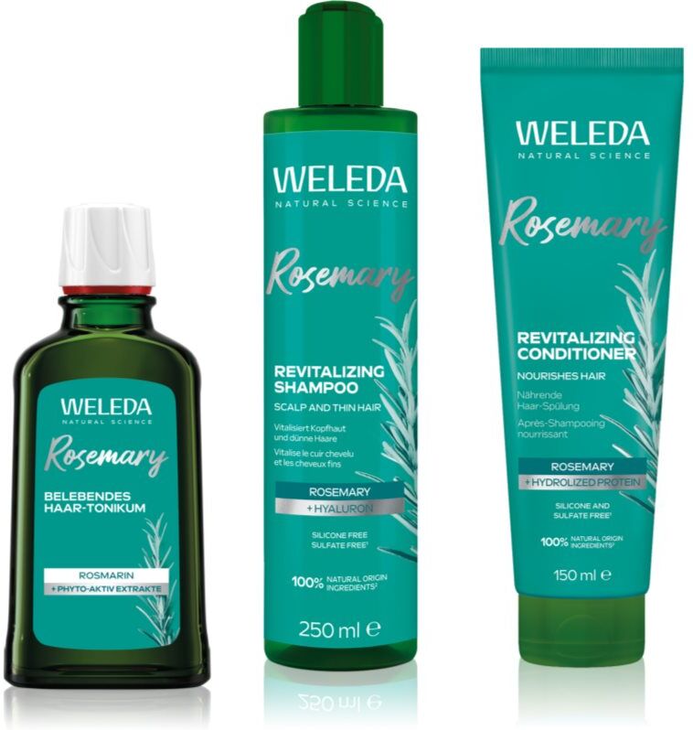 Weleda Rosemary set for hair growth and strengthening from the roots