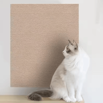 Inspire Curations ScratchShield Self Adhesive Cat Scratch Protector Mat khaki 40x200cm