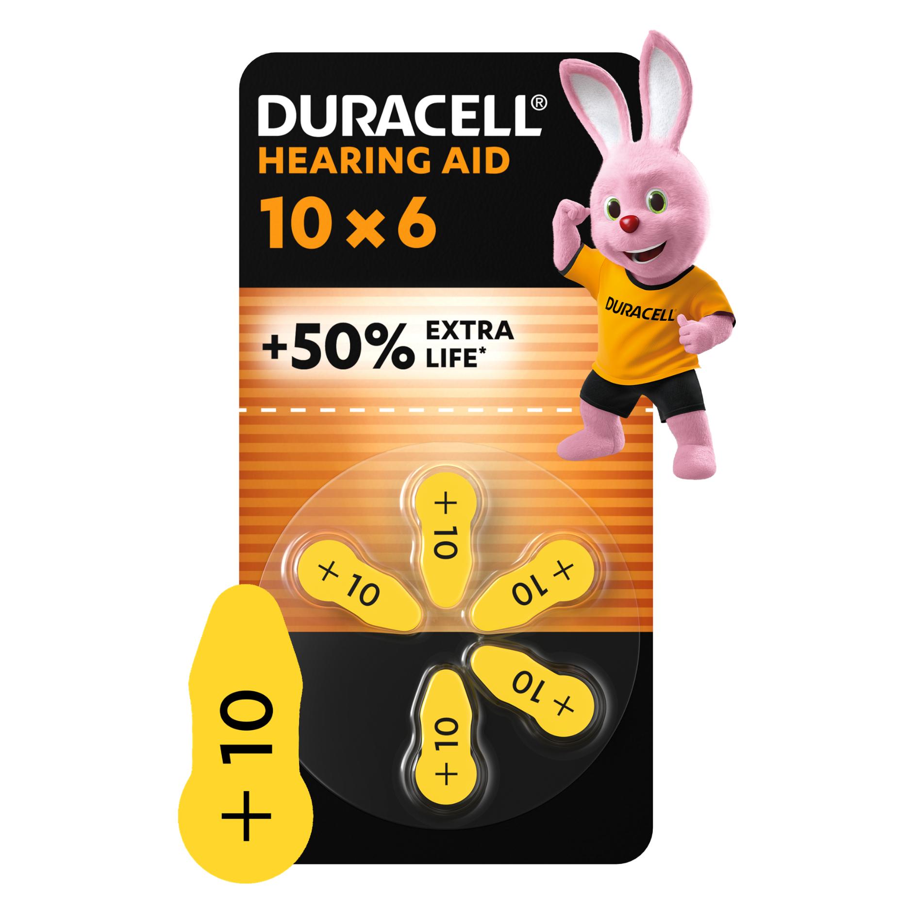 Duracell kuuldeaparaadile 10 6tk. (6 Stk.) (421120)