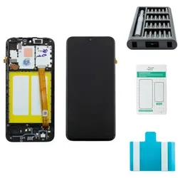 Kaputt.de Samsung Galaxy A20e Display (mit Rahmen) schwarz - Premium-Set (Display, Samsung Galaxy A20e), Mobilgerät Ersatzteile, Schwarz