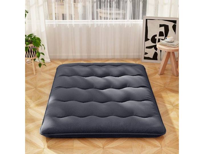 Matelas futon en microfibre matelas de sol pliable et portable avec housse lavable pour chambre salon ou camping