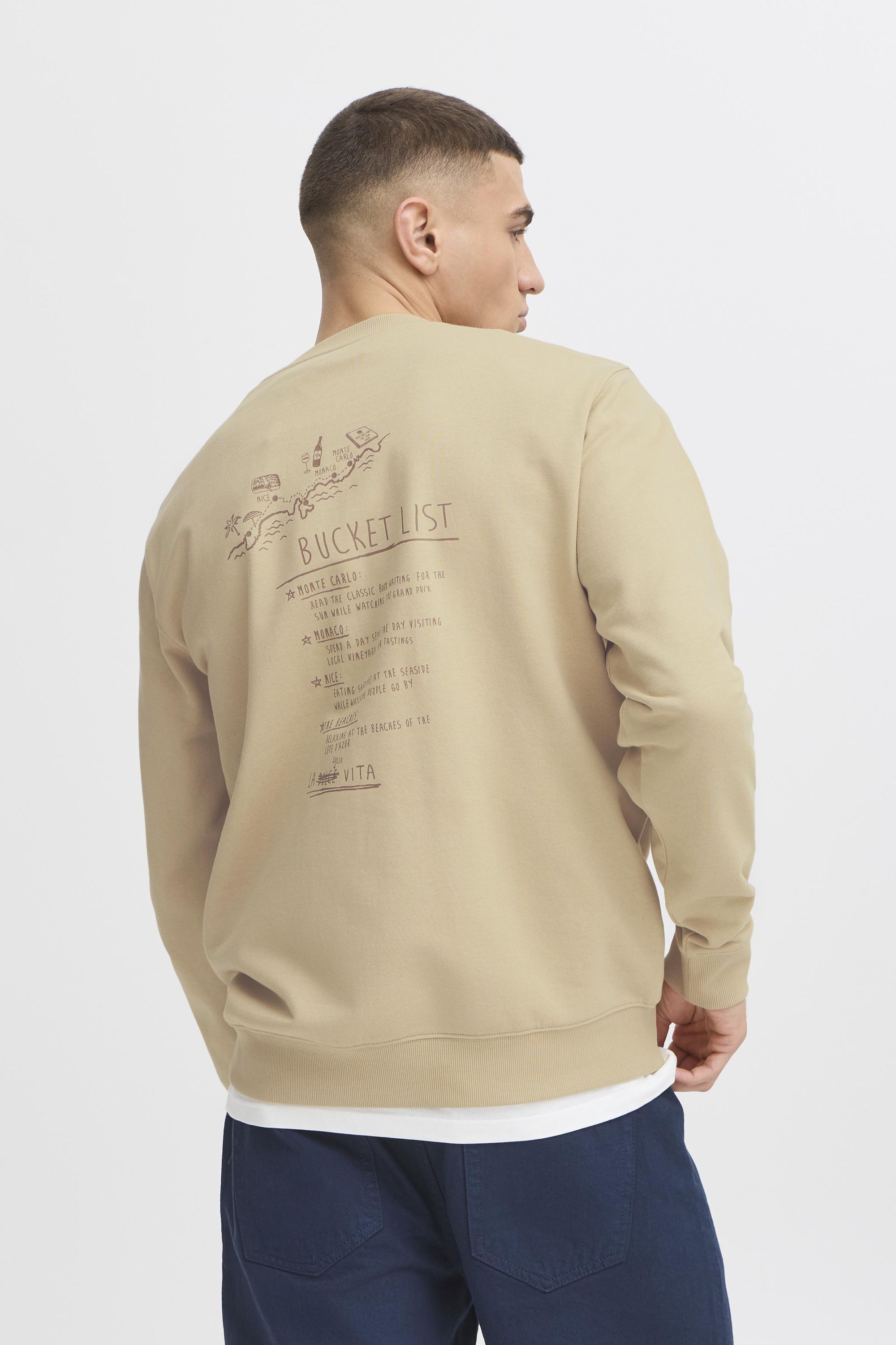 !solid Rundhalspullover SOLID "Rundhalspullover SDOratio", Herren, Gr. XL, rot (curds, whey), Obermaterial: 100% Baumwolle CO., Pullover Rundhalspullover