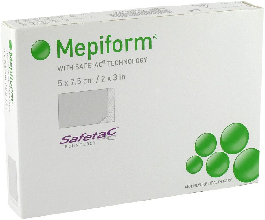 Mepiform 5x7,5 cm Verband 5stk