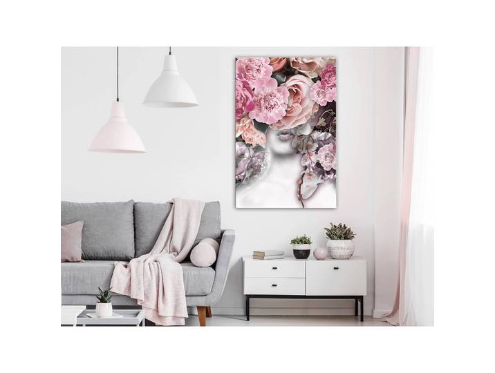 Tableau déco Give Me Kiss Lin Rose foncé 40 x 60cm