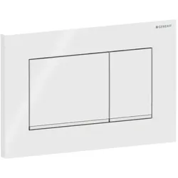 Geberit Sigma 20 Square Betätigungsplatte 115883KJ1 weiß / hochglanz-verchromt
