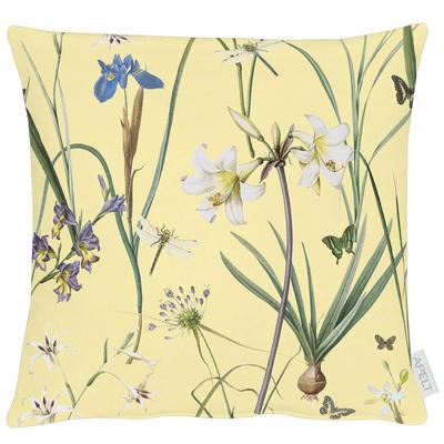 Dekokissen APELT "6720", bunt (gelb, grün, blau, bedruckt), B:39cm H:5cm L:39cm, Baumwolle, Polyester, Dekokissen_Sitzkissen_Kissenhüllen