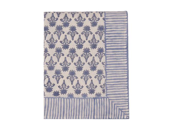 Pick a Poppy Lily nappe Blue, 250x150 cm