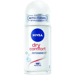 4x Nivea, Deo, Dry Comfort Roll-on (Roll-on, 50 ml)