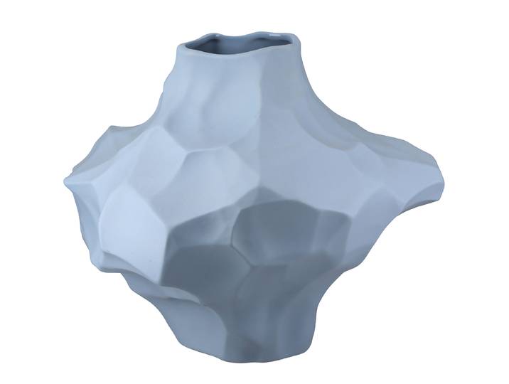 Vase Olbia bauchig 24 x 20 x 20cm Blau