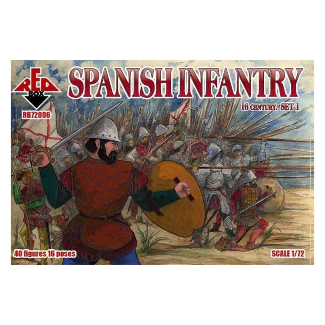Red Box Spanish infantry, 16th century, set 1 (RB72096)