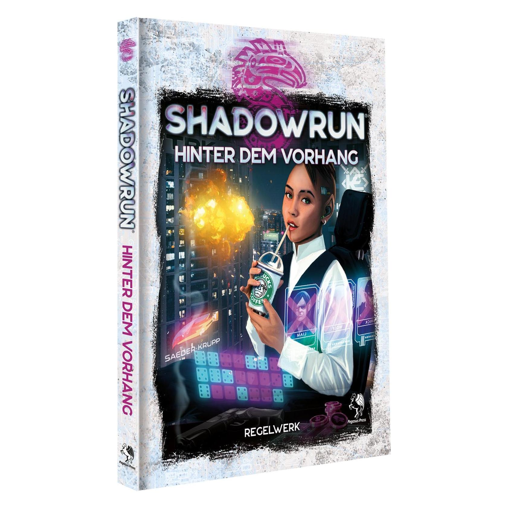 Pegasus 46117G - Shadowrun: Hinter dem Vorhang, Hardcover, 168 Seiten (DE-Ausgabe) (Deutsch, 3 - 6 Spieler) (46117G)