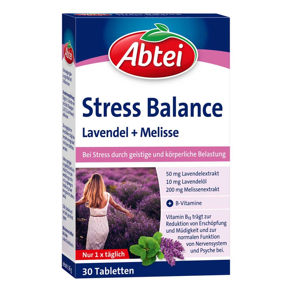 Perrigo Deutschland GmbH Abtei Stress Balance Lavendel+Melisse Tabletten Tf 17944082