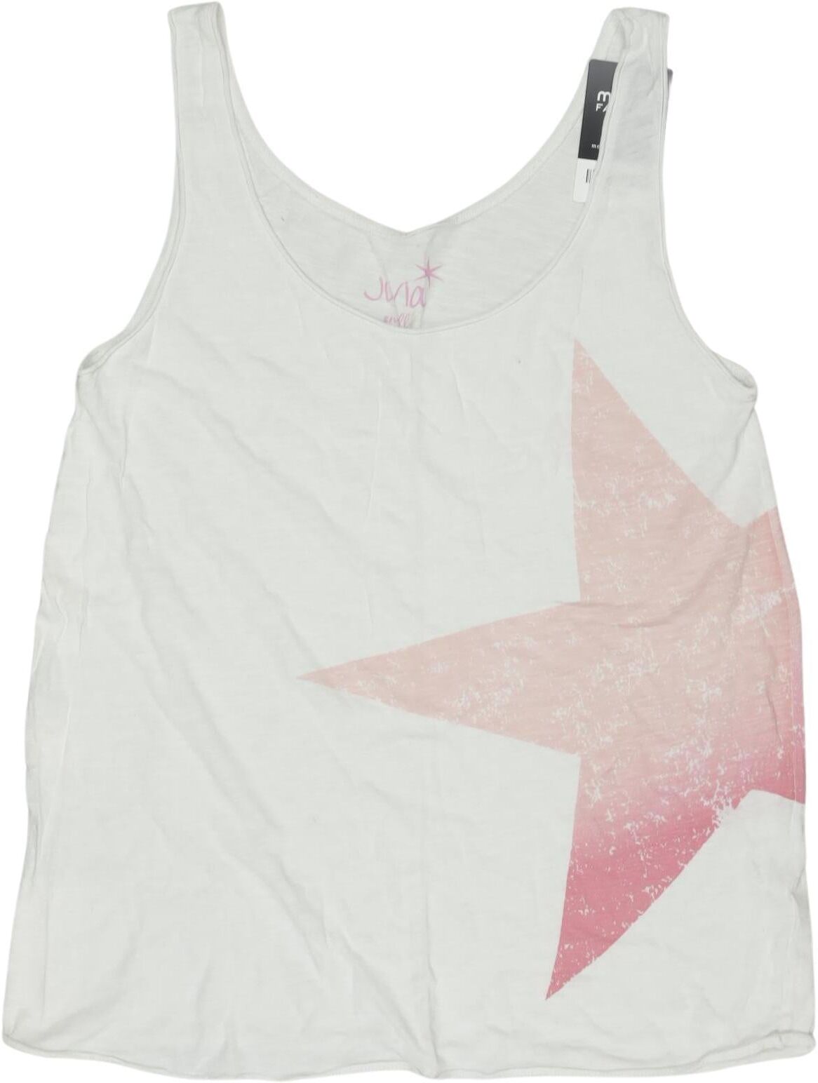 Juvia Damen Top, Weiß, Gr. S, kein / Etikett - Second Hand