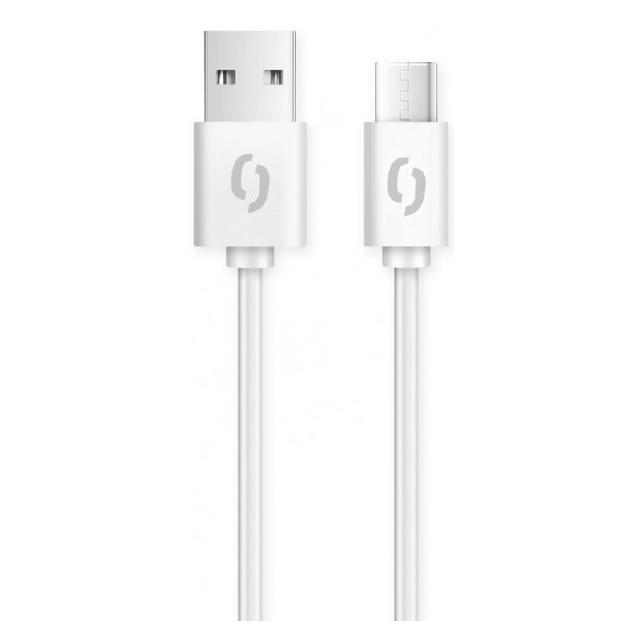 Aligator Datový kabel, USB-C bílý (1 m, USB 2.0) (DAKA006)